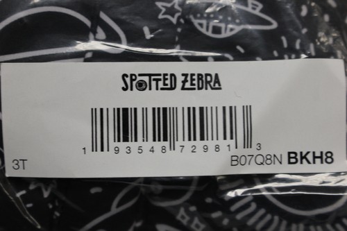 Spotted Zebra Kids' Reversible Puffer Vest, Size: 3T, Space/Blue, New - Picture 3 of 4