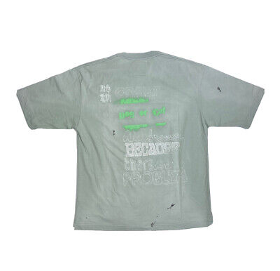 MAISON MIHARA YASUHIRO MMY DISTRESSED OVERSIZED T-SHIRT SIZE MAISON MIHARA YASUHIRO MMY DISTRESSED OVERSIZED T-SHIRT SIZE