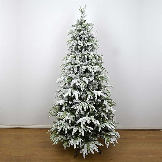 7FT Christmas Tree, 1205 Tips, Lapland Fir 2.1M Green Xmas Tree with