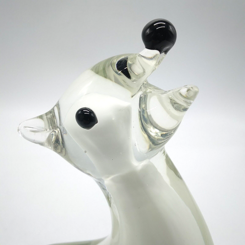 Murano Style Large Handcrafted Glass Polar Bear Figurine/Paperweight 25.2cm Tall - Picture 9 of 19