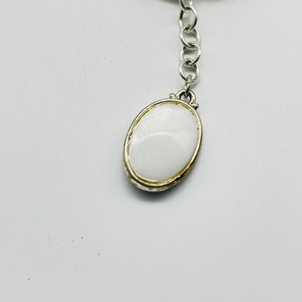 Pulsera AVON Perla Simulada Tono Plata Filigrana Clásica Novia Boda Foto 2 de 4