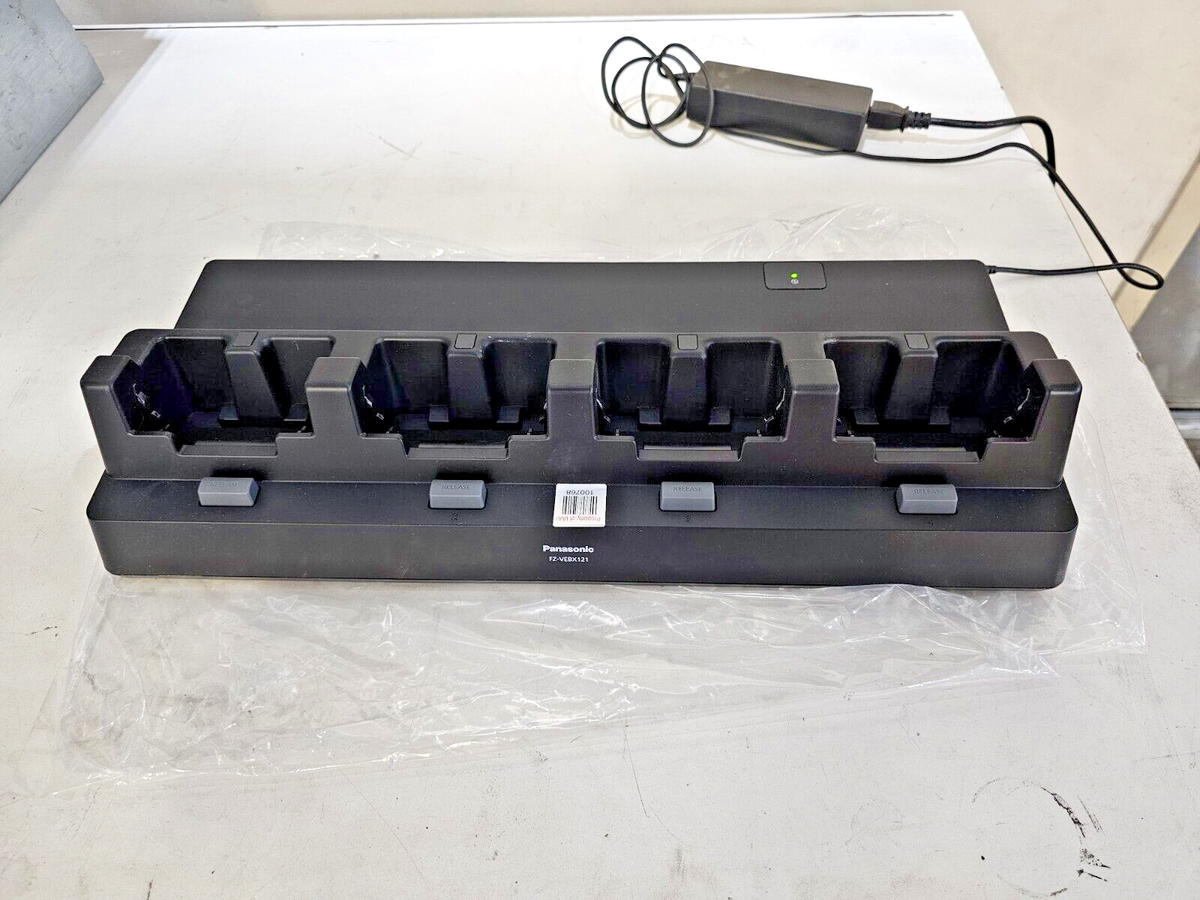 Panasonic 4-Bay Charger for Toughpad FZ-X1, FZ-E1 - FZ