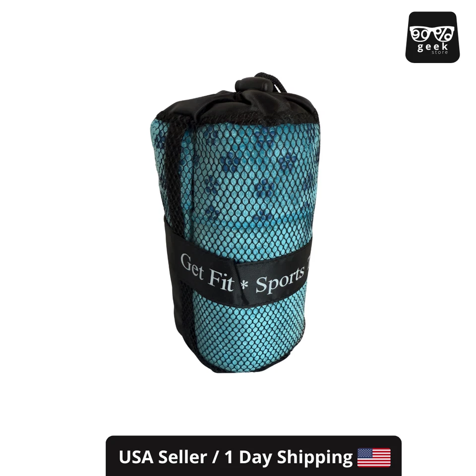 Microfiber Towel - Quick Dry Towel for Travel, Camping, Hiking, Gym, Yoga w/Bag - Image 2 of 4