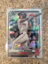 2021 Bowman Prospect Jeter Downs Chrome Refractor #BDC-177 Boston Red Sox 
