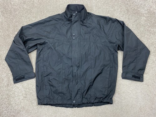 Men’s Dunlop Golf Jacket Black Showerproof Windproof Size pit-pit 23" chest 45" - Picture 2 of 16