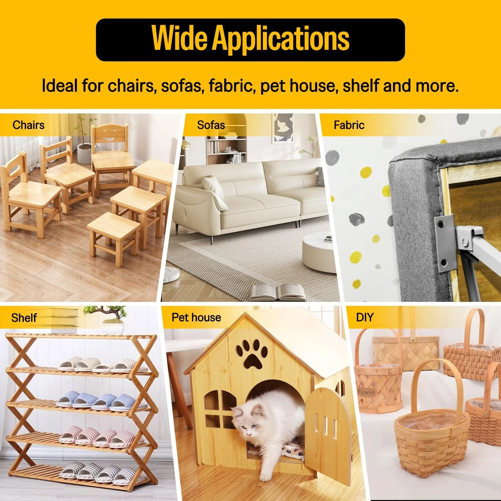 meite Pneumatic Upholstery Stapler MT7116LN Fine Wire Stapler with Long Nose