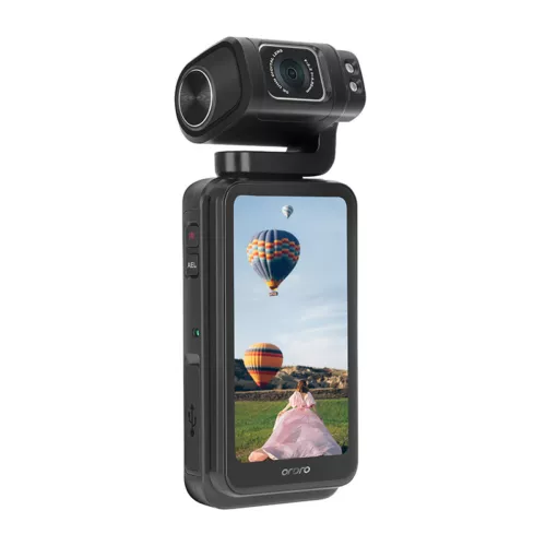 Cámara de video ORDRO 3.5" 5K HD cámara de bolsillo lente giratoria de 180 grados videocámara*/ - Imagen 4 de 8