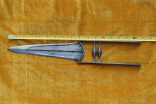 v.Rare antique Mughal Rajput/Maratha warrior wootz steel blade katar/tiger knife