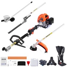 VEVOR 4-in-1 Gas Hedge Trimmer 2 Cycle 26cc G...