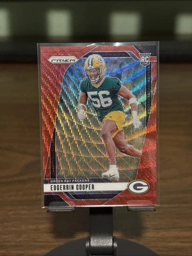 EDGERRIN COOPER 2024 PANINI PRIZM RED WAVE ROOKIE /149 #331 PACKERS Q1739