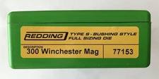 REDDING Type S Full Bushing Die for 300 Winchester Mag (77153)