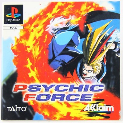 PS1 Playstation 1 Psychic Force Handbuch Anleitung Gut