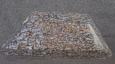 DINOSAUR BONE FOSSIL OPAL CELLS FINE SPHERE TRIMMING 2 OUNCES or 58 GRAMS UTAH