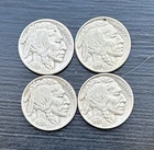 Lot Of 4 1935 P Buffalo Nickel Philadelphia Mint Full Date