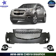 Front Bumper Cover & Grille Assembly Kit For 2010-2015 Chevy Equinox
