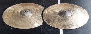 Sabian AA Metal X Hi Hats 15" (Well Used One Repaired)