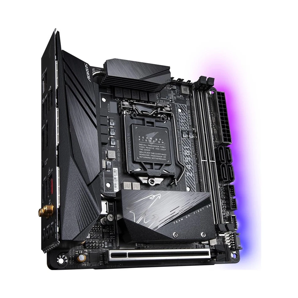 Gigabyte Z490I AORUS Ultra Rev.1.1 Intel Mainboard Mini-ITX Sockel 1200 #325832 - Bild 4 von 4