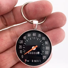 Vintage Chevelle  120 MPH Speedometer (Column Shift) 1.2 Diameter Keychain