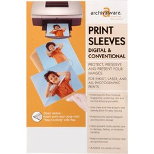 Archivalware Digital Output Sleeving, Archival 3 mil Polypropylene Print Protect