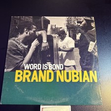 Brand Nubian Word Is Bond 12” 0-66191 1994 US Original HERBIE JR VG++ / VG
