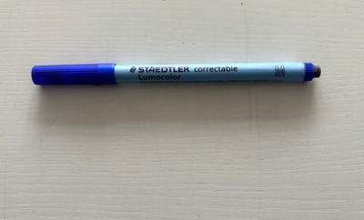 STAEDTLER Lumocolor correctable 305 Folienstift 1 mm Schreibstärke M blau