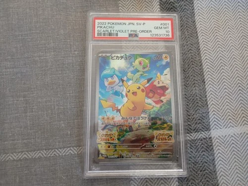 New ListingPikachu 001/SV-P Japanese PSA 10