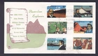 1976 AUSTRALIAN EXPLORERS FULL SET DECIMAL STAMP WESLEY FIRST DAY COVER #7
