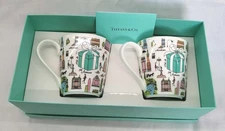 TIFFANY&CO. 5TH Avenue New York Pair Mug /Only USA DDP shipping