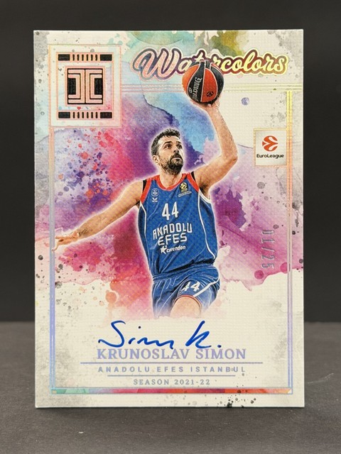 Krunoslav Simon 2025-26 Panini Origins EuroLeague IMPECCABLE /25 AUTO SSP