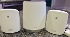 NETGEAR Orbi RBK653 WiFi 6 Mesh System RBR750 Router  2 RBS350 Satellites AX420
