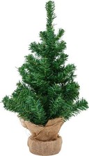 Künstlicher Weihnachtsbaum im Jutesack 60cm ...