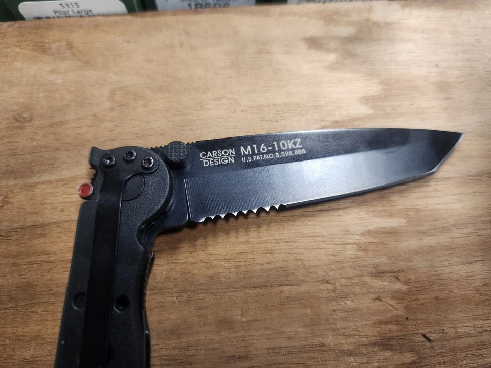 Cuchillo Plegable DESCONTINUADO RARO RUGER CRKT M16-10K2 Tanto Point Nuevo en Caja Foto 4 de 4