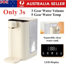 3L Instant Hot Water Dispenser Fast Water Boiler For Tea Coffee Milk 2000W AU