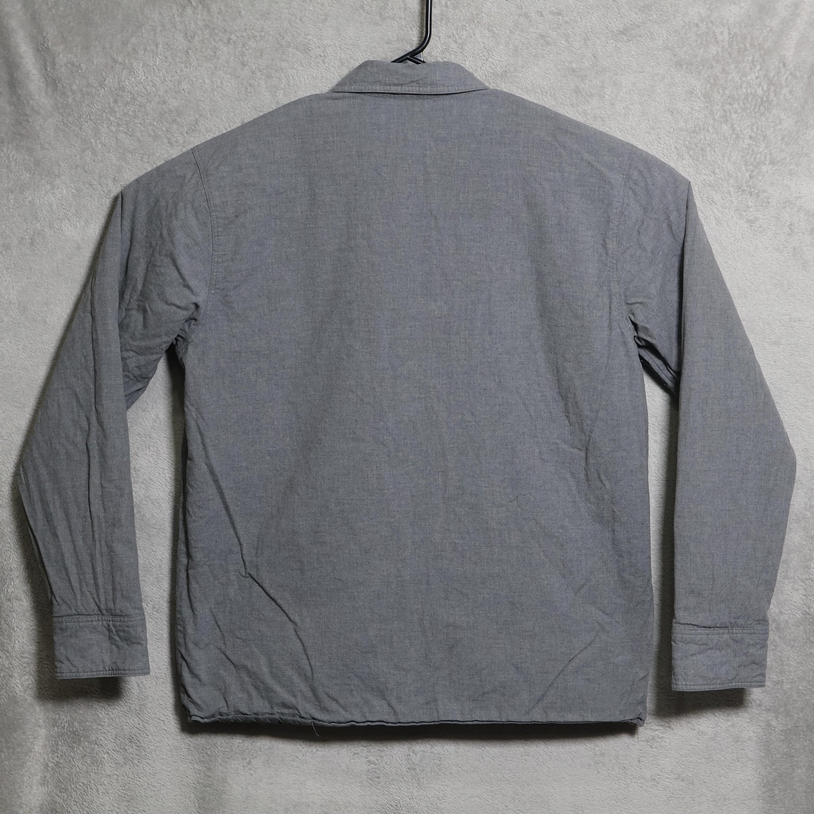 Simms Jacket Mens Large Gray Reversible Quilted S… - image 12