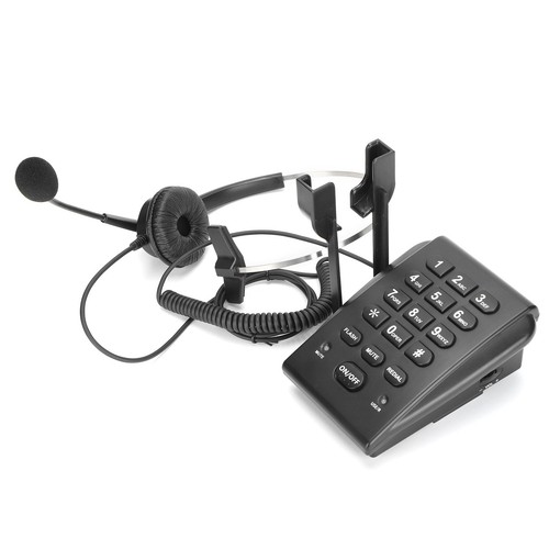 HT700 Telefon przewodowy z zestawem słuchawkowym Call Center Telefon z Omnidirectiona CB - Zdjęcie 3 z 22