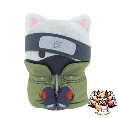 NEU Bandai Namco Nui Naruto Chibi Plüschtier x Mega Cat Project Nyarut! Hatake