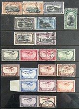 Belgium Colonies: Belgian Congo 1920-1936 Airmail issues MH & Used