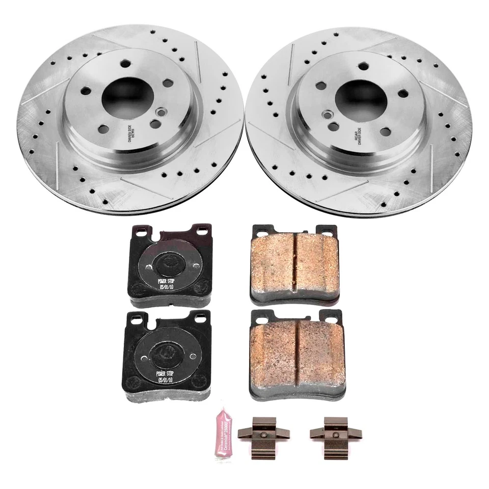 PowerStop K6717 Brake Kit For Mercedes-Benz E55 AMG 1999-2002 Rear Foto 2 de 4
