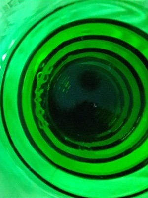 Römer 0,1 l Luminarc Weinlaub Trompetenfuß grün Designklassiker