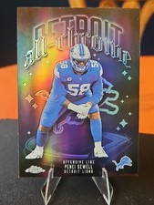 2025 NFL Topps Chrome Penei Sewell All-Chrome Refractor ACT-13 - Detroit Lions