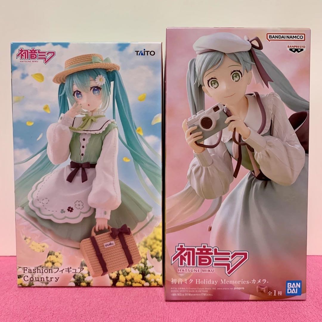 Hatsune Miku Figure Fashion Country Holiday Memories Set