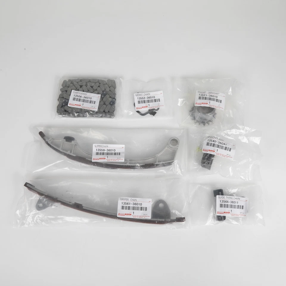 Genuine OEM Timing Chain Kit for Toyota Camry Rav4 Venza Engine 2ARFE 1ARFE Foto 3 de 4