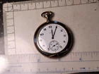 Elgin Gentleman's Antique American Running Pocket Watch Special Enamel Case 1918