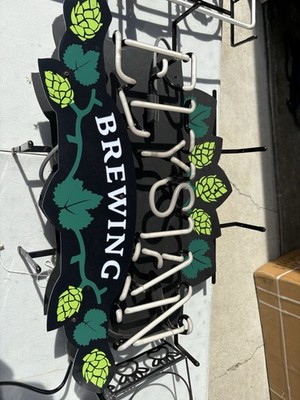 Elysian Neon Beer Sign Breweriana Collectible Light Display Bar Decor
