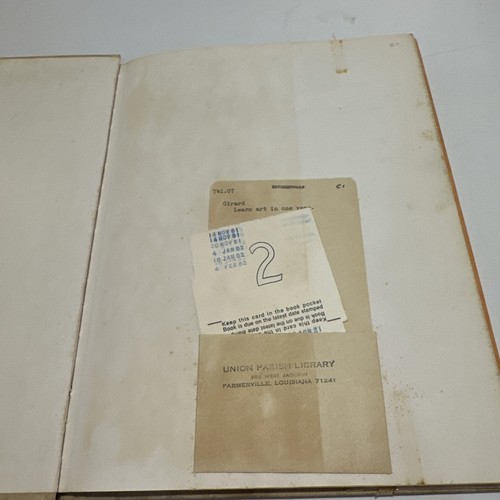 Learn Art in One Year by Robert Girard - 1968 Hardback Ex Liberia - Picture 6 of 13