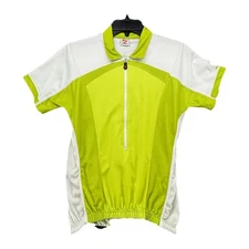 maglia ciclismo BERGAMO Large  bike shirt  jersey green