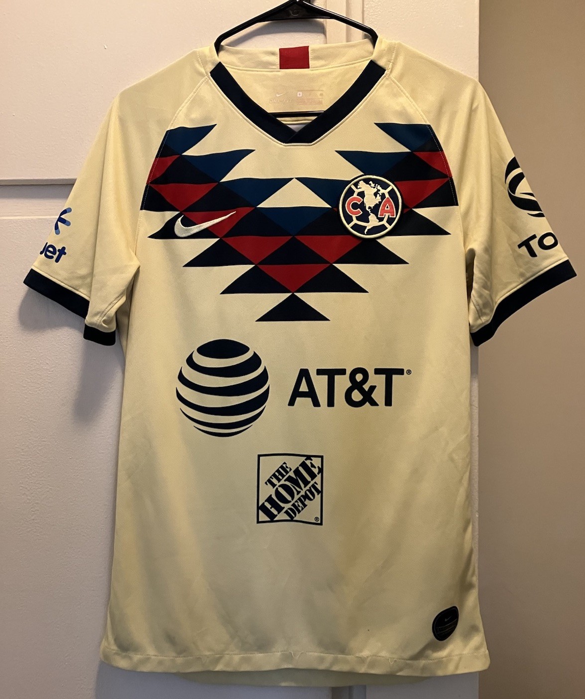Nike Giovani dos Santos Club America 2019/20 Home Kit Soccer Jersey Men’s Sz S