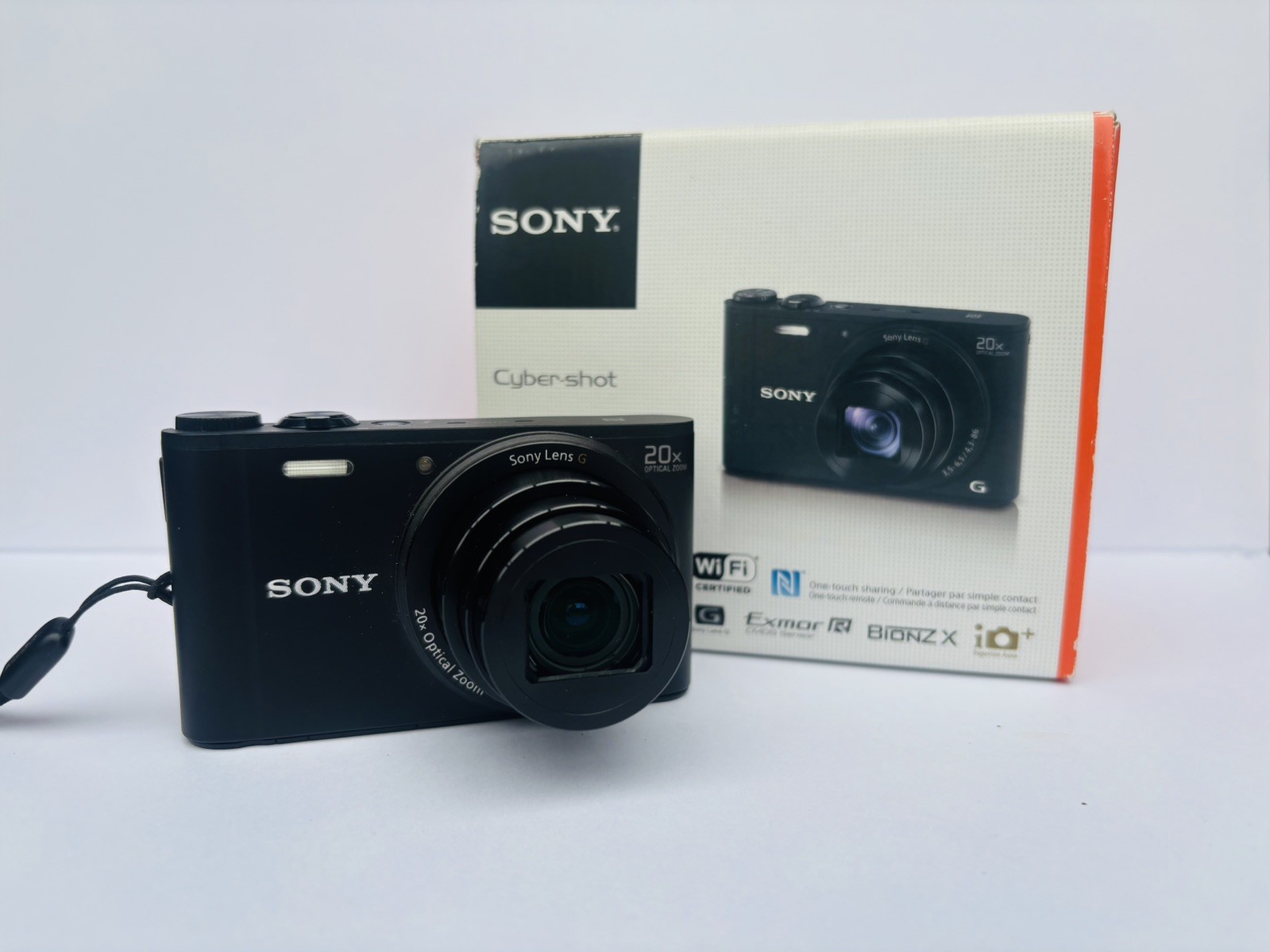 Sony Cyber-shot DSC-WX350 18.2MP Digital Camera - Black