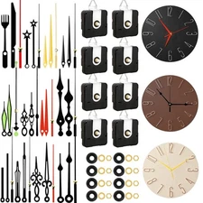 8 PCS High Torque Quartz Clock Movement Mechanism Replacement Clock Kit with 12