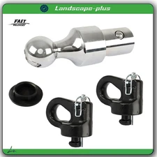 38000 lbs For Puck System 2-5/16" 60639 Gooseneck Ball & Safety Chain Anchor Kit